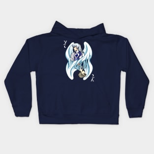 Yue and Yukito Poker Card Kids Hoodie